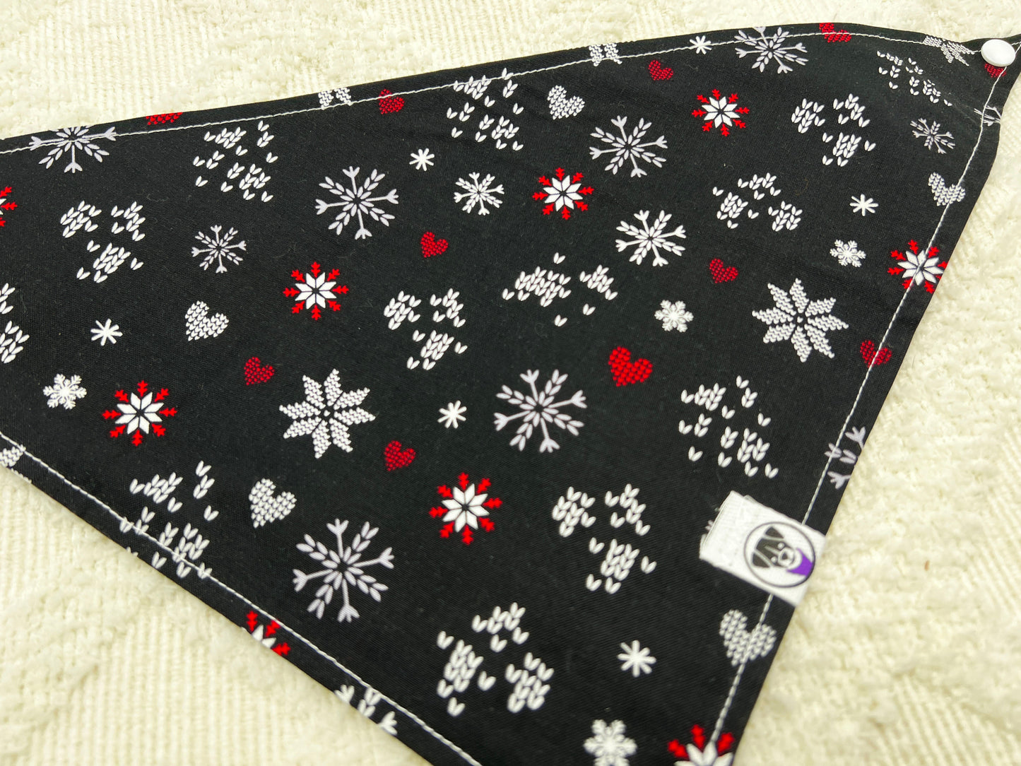Black Sweater Pattern Bandana