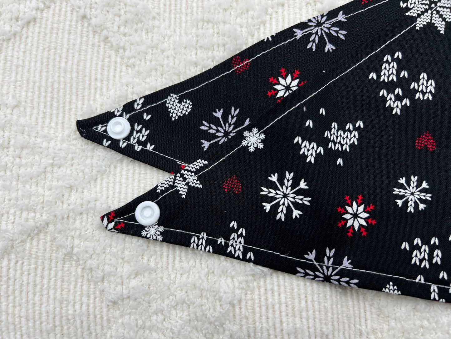 Black Sweater Pattern Bandana