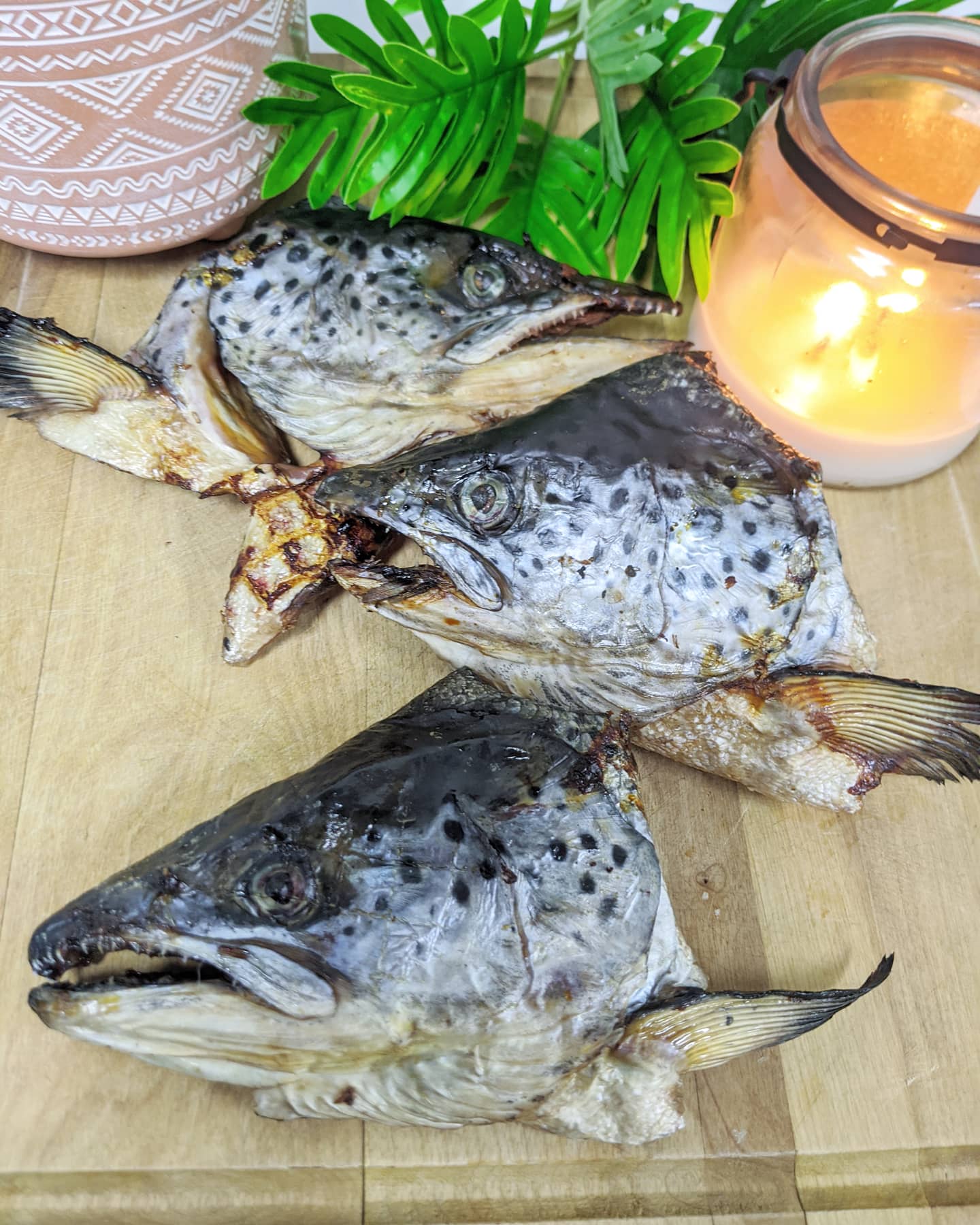 Salmon Head (2 Halves) - Doot's Pet LLC Collars For A Cause