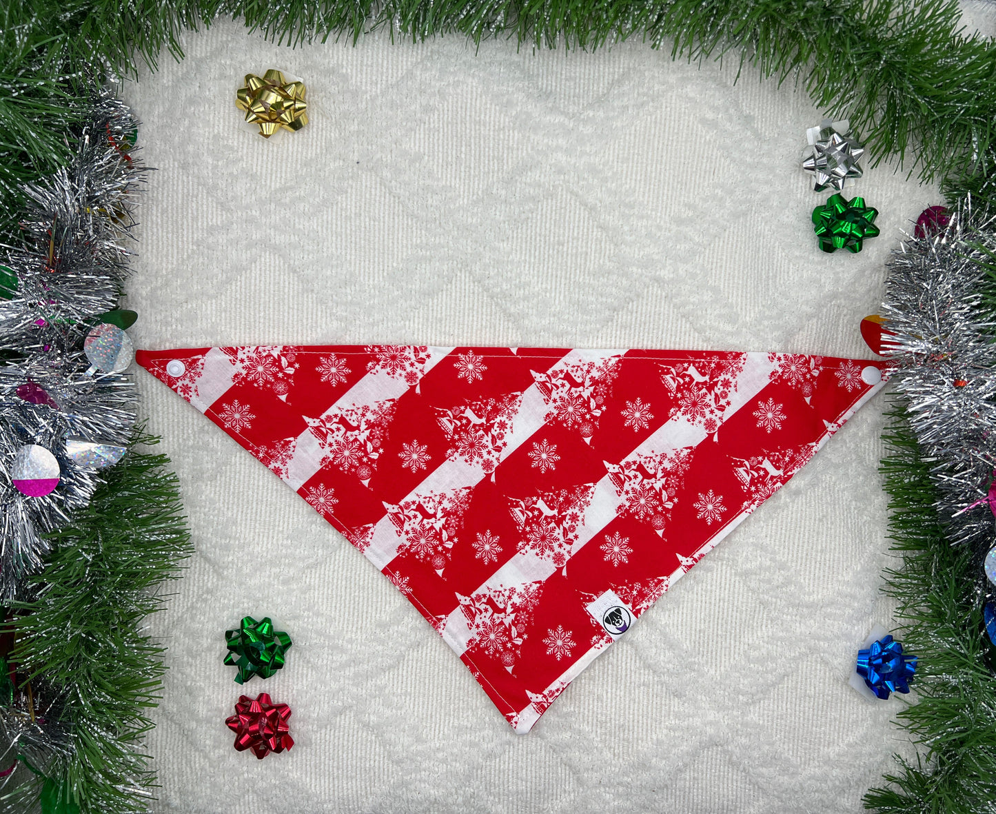 Christmas Stripes Bandana