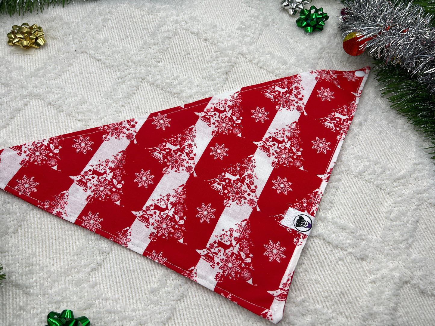 Christmas Stripes Bandana