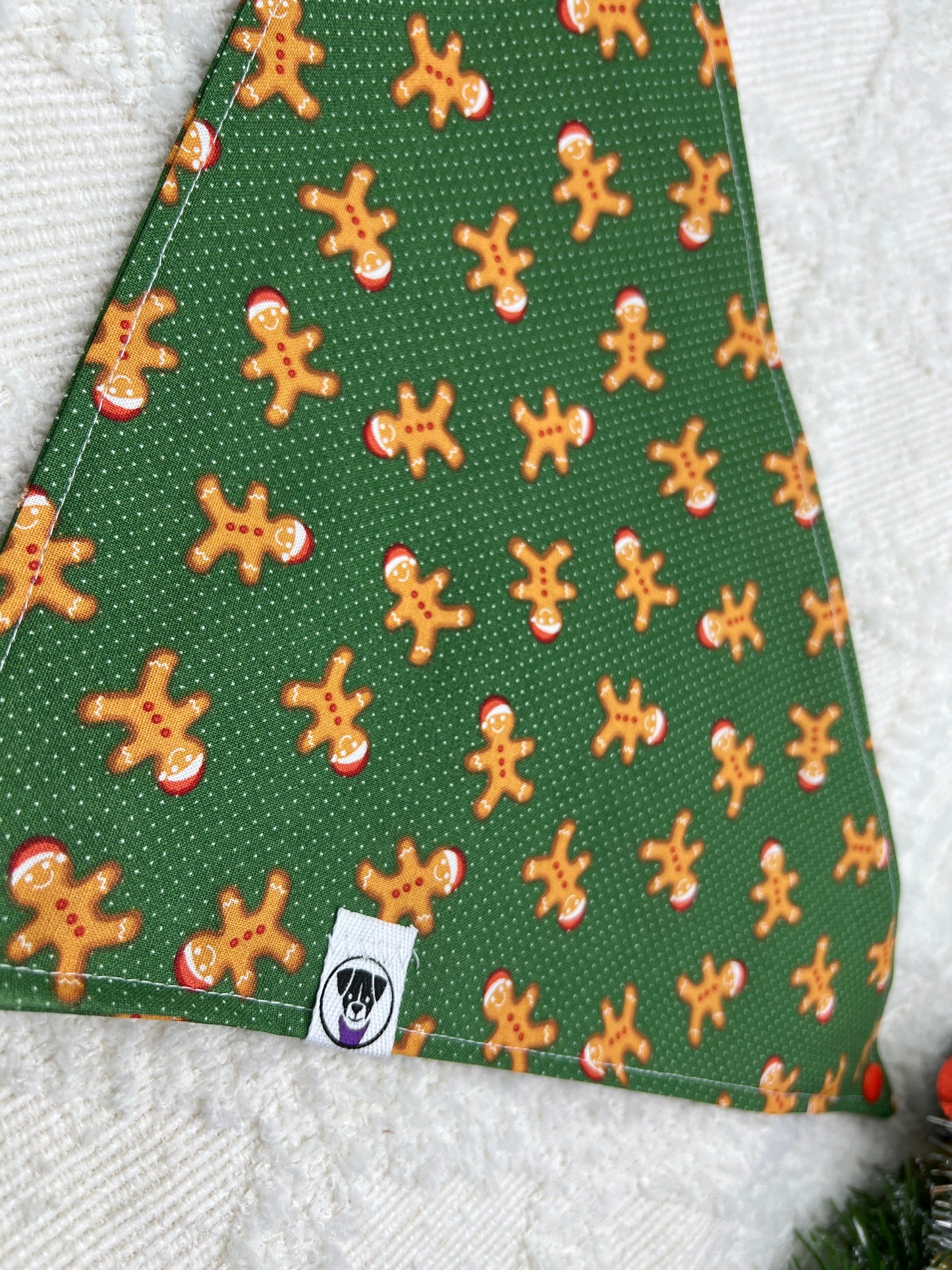 Santa Gingerbread Cookies Bandana