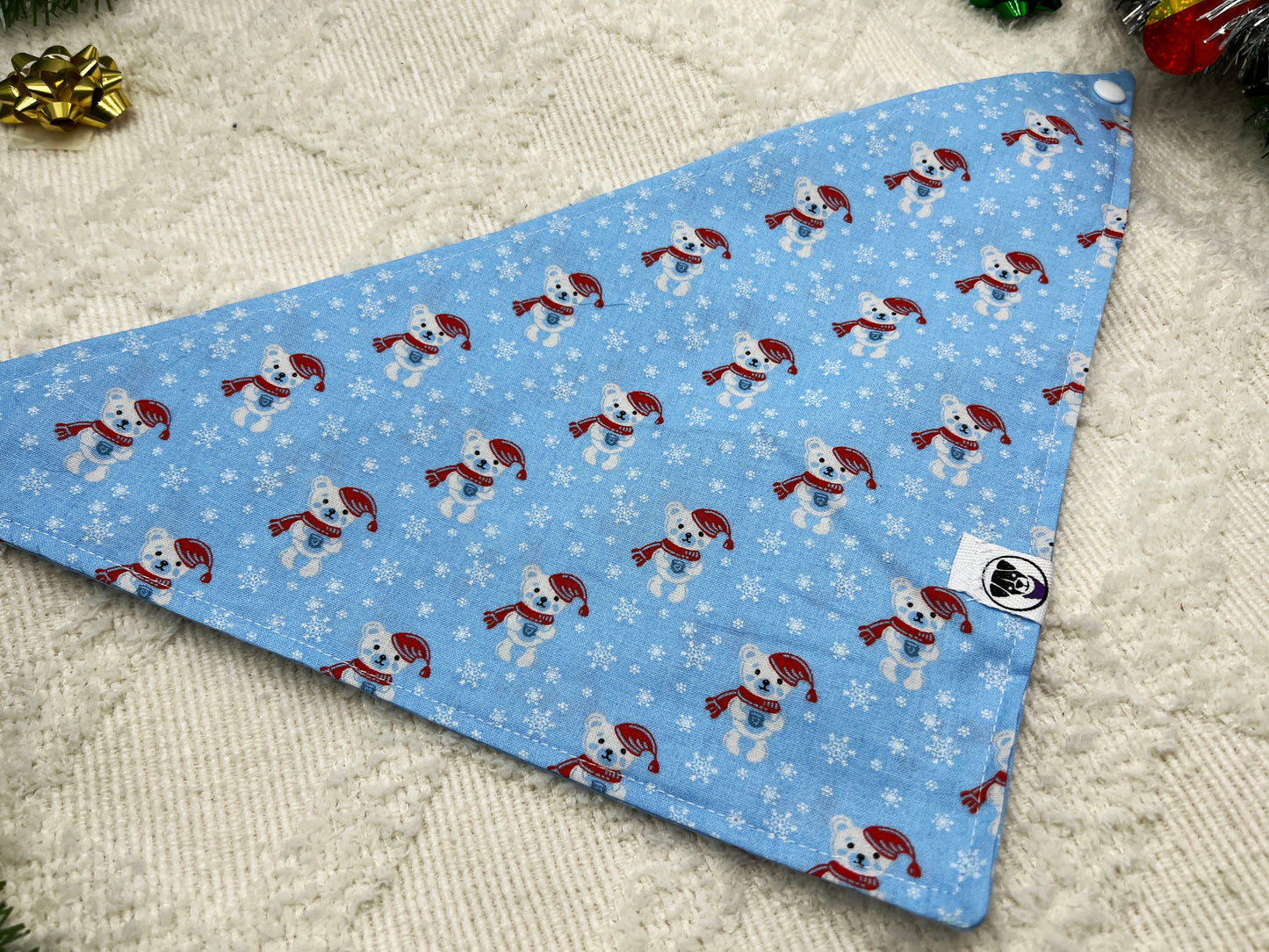 Santa Polar Bears Bandana