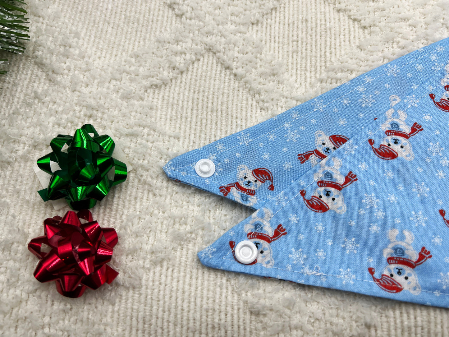 Santa Polar Bears Bandana