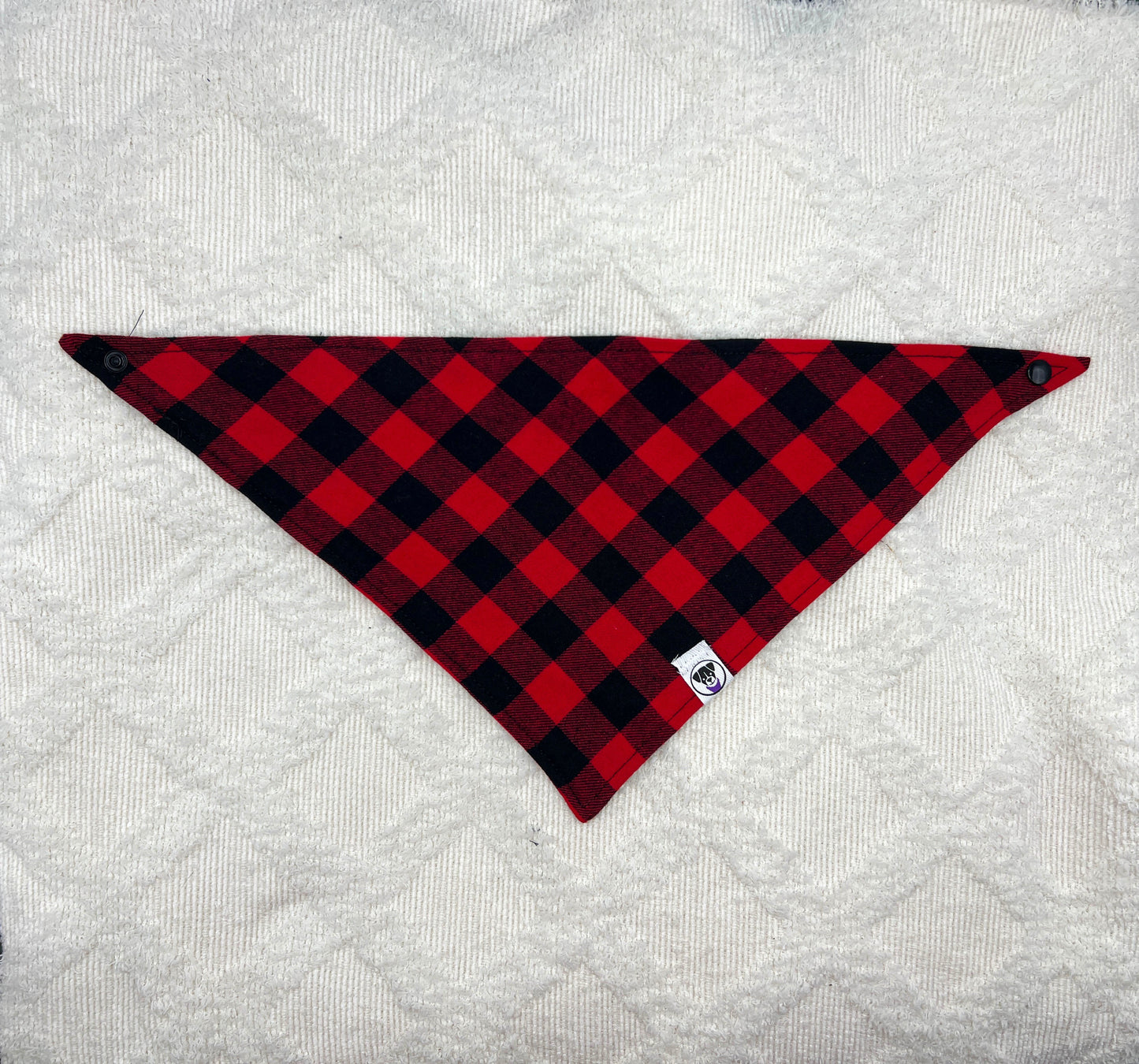 Red Buffalo Plaid Flannel Bandana
