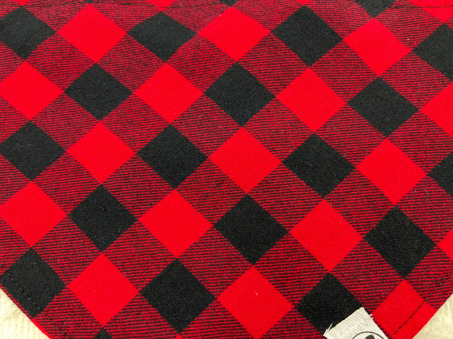 Red Buffalo Plaid Flannel Bandana
