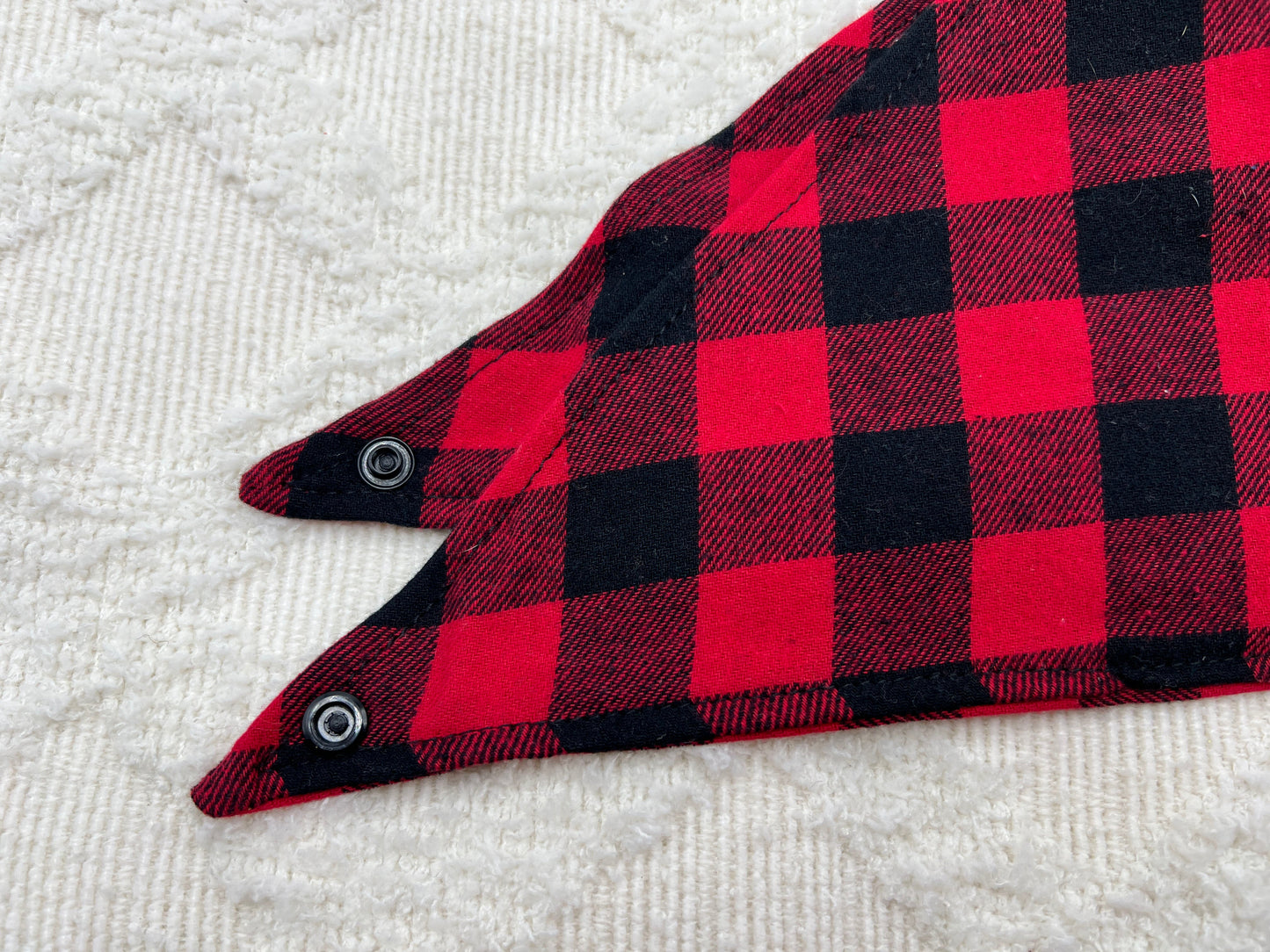 Red Buffalo Plaid Flannel Bandana