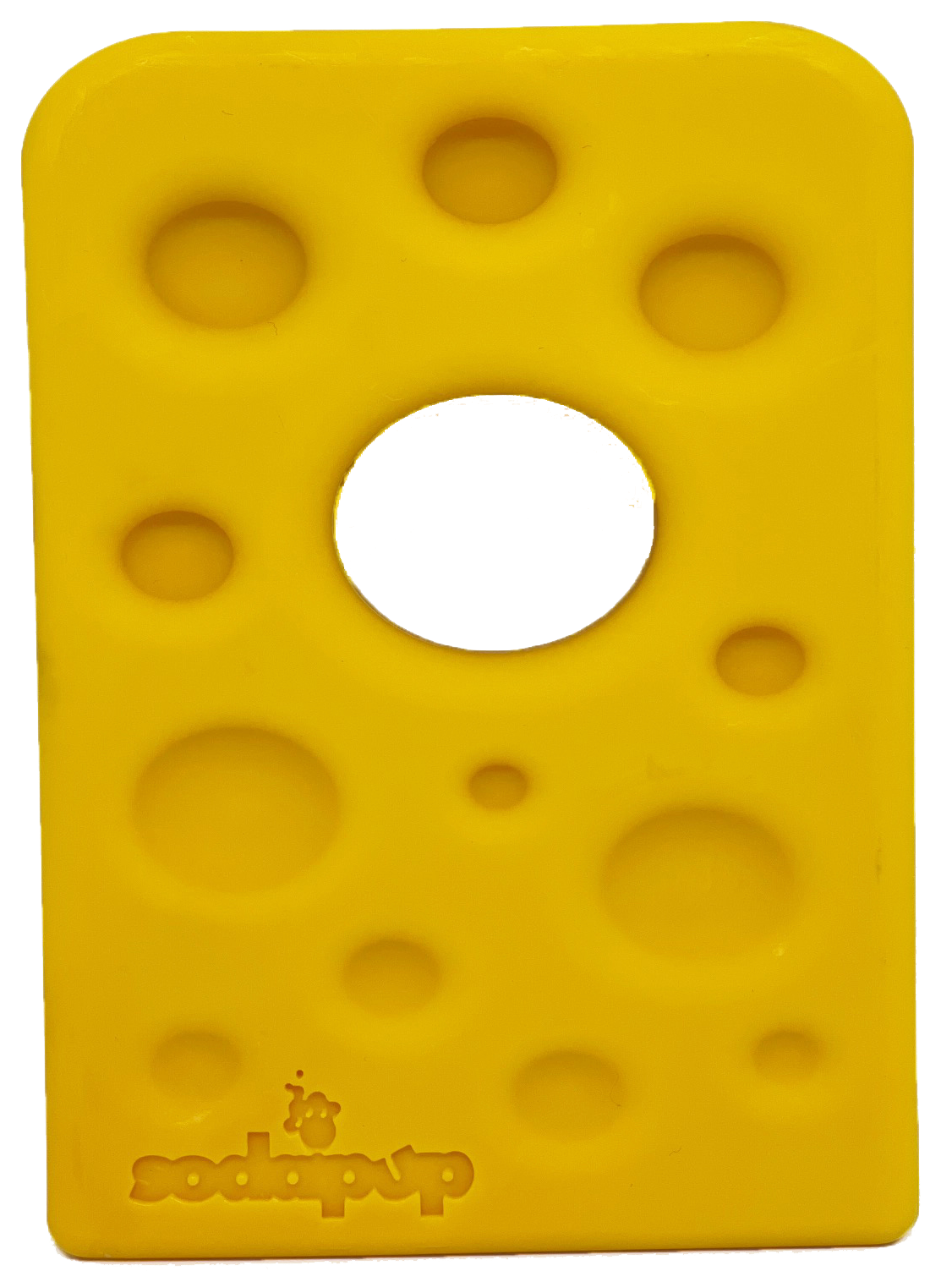 Swiss Cheese Wedge Nylon Dog Chew Toy for Aggressive Chewers | SodaPup - Doot's Pet LLC Collars For A Cause