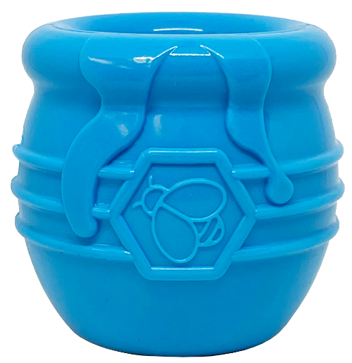 Honey Pot Dog eCup Treat Dispenser | Durable PUP-X Rubber Enrichment Toy | USA Made - Doot's Pet LLC Collars For A Cause