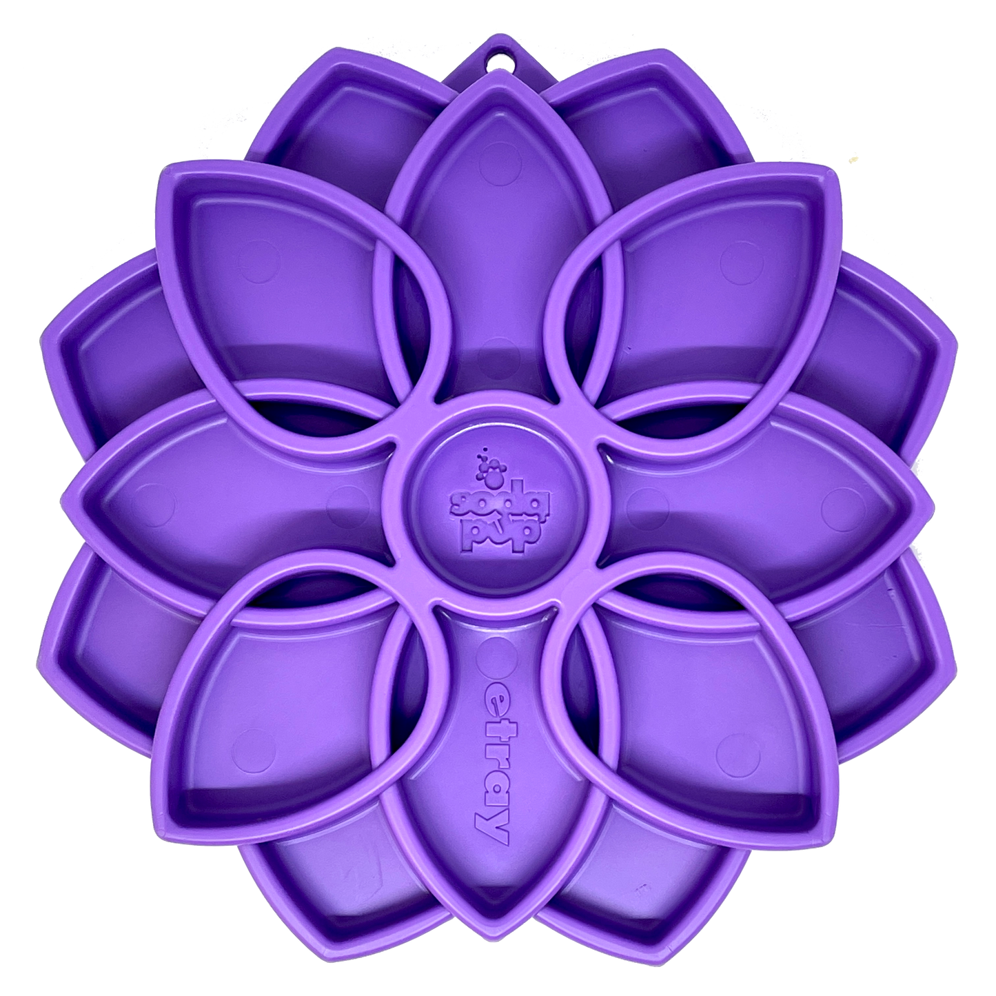 Mandala eTray Shallow Slow Feeder Dog Bowl for Enrichment | USA Made - Doot's Pet LLC Collars For A Cause
