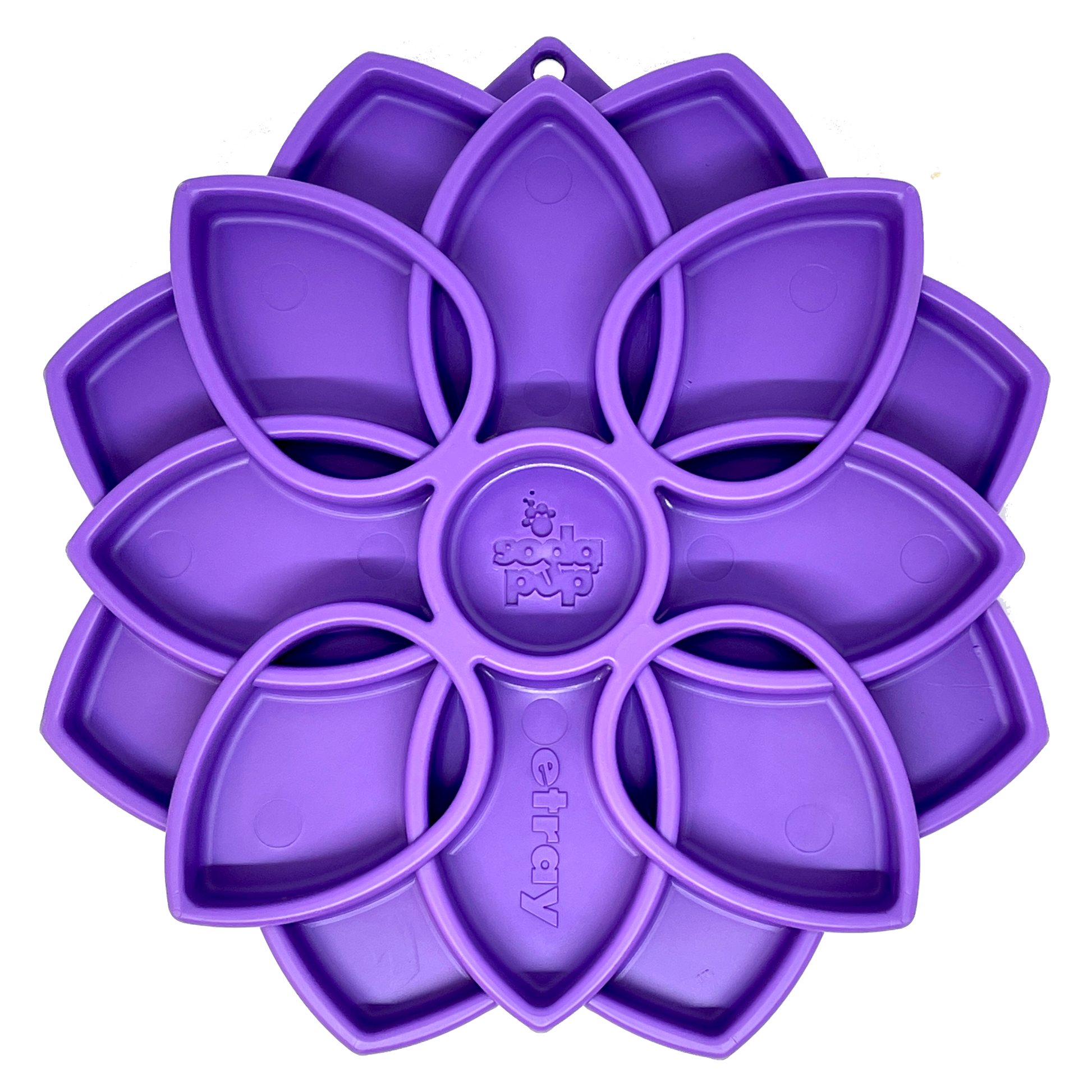 Mandala eTray Shallow Slow Feeder Dog Bowl for Enrichment | USA Made - Doot's Pet LLC Collars For A Cause