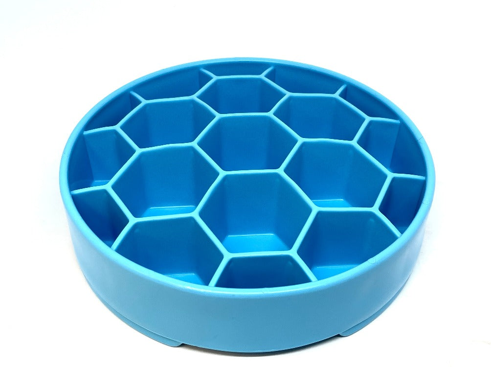 Honeycomb eBowl Deep Slow Feeder Dog Bowl for Enrichment | USA Made - Doot's Pet LLC Collars For A Cause