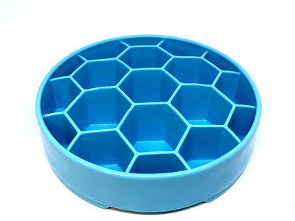 Honeycomb eBowl Deep Slow Feeder Dog Bowl for Enrichment | USA Made - Doot's Pet LLC Collars For A Cause