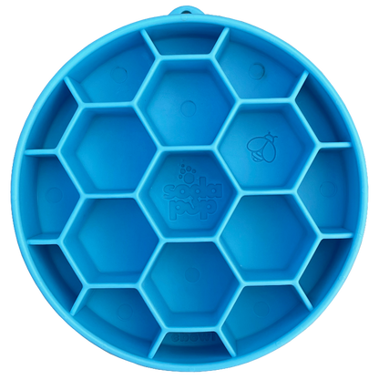 Honeycomb eBowl Deep Slow Feeder Dog Bowl for Enrichment | USA Made - Doot's Pet LLC Collars For A Cause