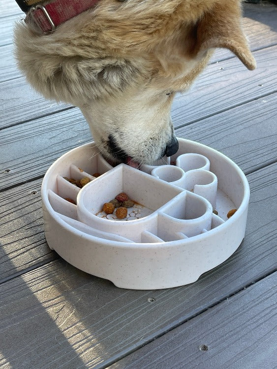 Java eBowl Deep Slow Feeder Dog Bowl for Enrichment | USA Made - Doot's Pet LLC Collars For A Cause
