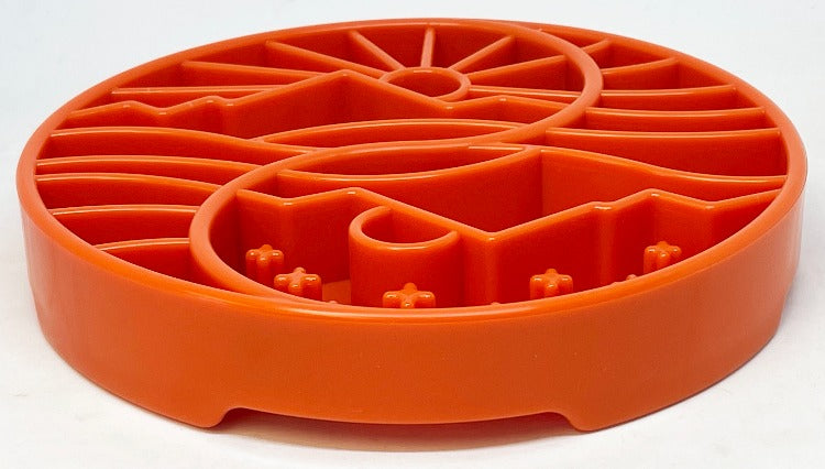 Sun and Moon eTray - Shallow Slow Feeder Dog Bowl for Enrichment | USA Made - Doot's Pet LLC Collars For A Cause