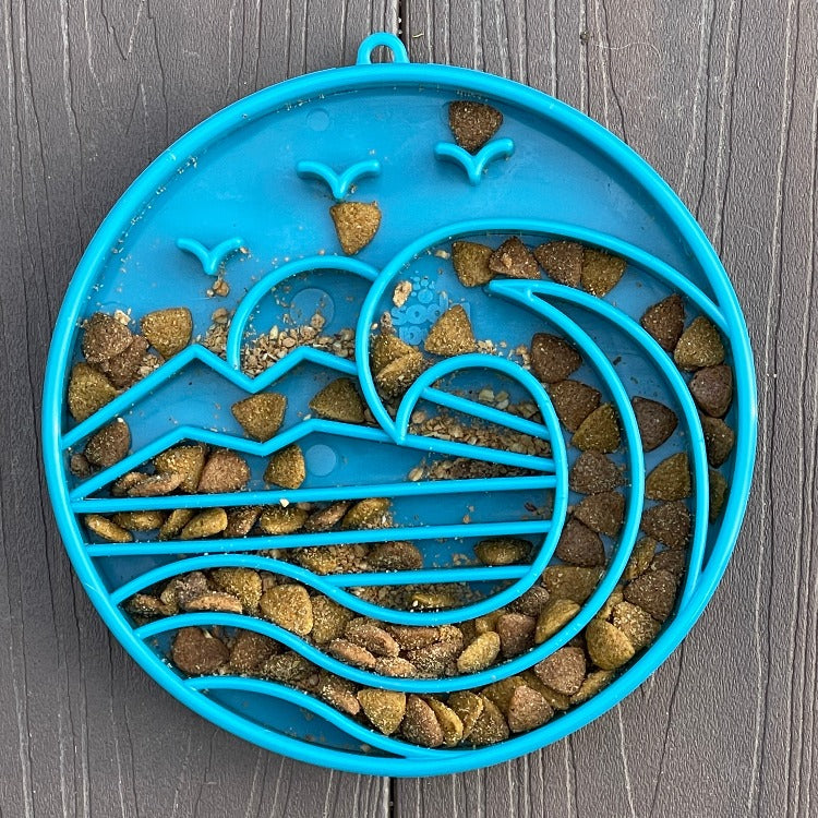 Baja Design eTray - Shallow Slow Feeder Dog Bowl for Enrichment | USA Made - Doot's Pet LLC Collars For A Cause