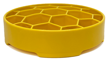 Honeycomb eBowl Deep Slow Feeder Dog Bowl for Enrichment | USA Made - Doot's Pet LLC Collars For A Cause