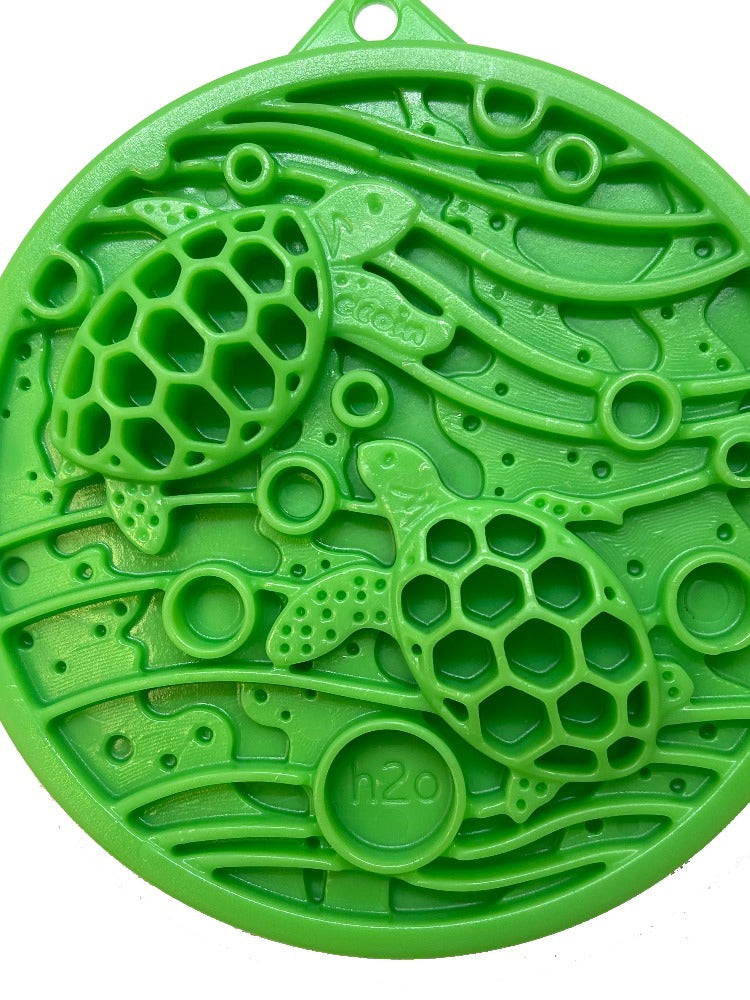 Water Nylon eCoin Durable Enrichment Snacking Coin for Dogs | USA-Made Lick Mat Alternative - Doot's Pet LLC Collars For A Cause