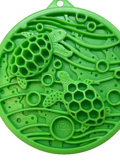 Water Nylon eCoin Durable Enrichment Snacking Coin for Dogs | USA-Made Lick Mat Alternative - Doot's Pet LLC Collars For A Cause