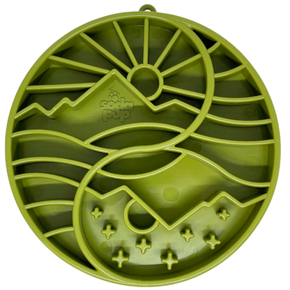 Sun and Moon eTray - Shallow Slow Feeder Dog Bowl for Enrichment | USA Made - Doot's Pet LLC Collars For A Cause