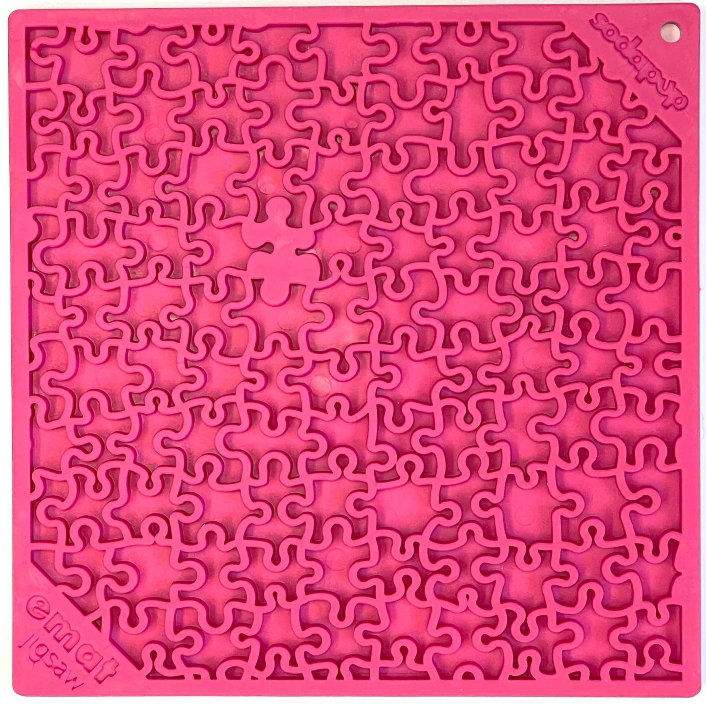 Jigsaw Puzzle eMat - Enrichment Lick Mat for Dogs and Cats | eMat Enrichment Toy for Anxiety Relief | USA Made - Doot's Pet LLC Collars For A Cause