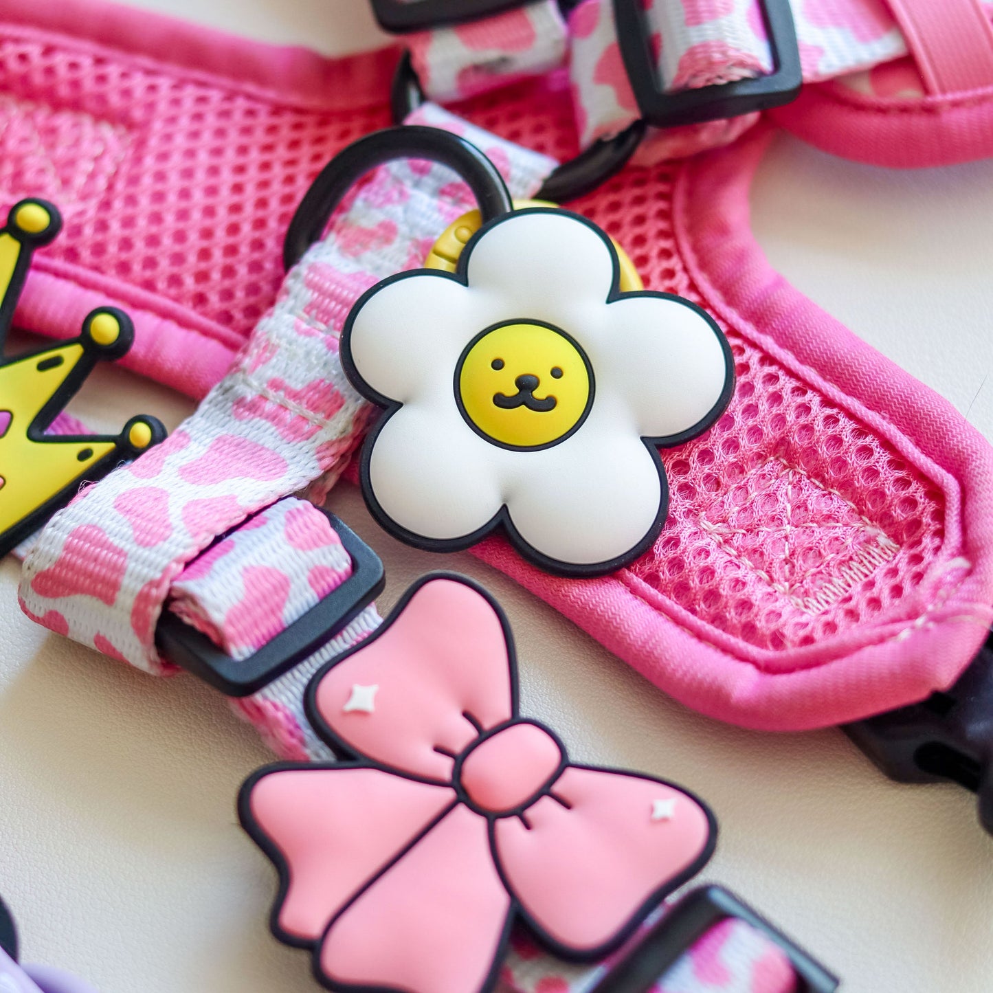 Daisy White Jiby Dog Charm