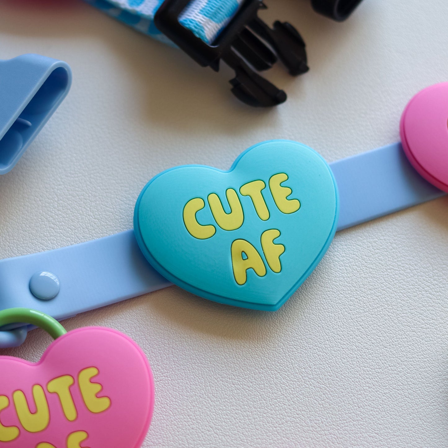 Cute AF Blue Jiby Dog Charm