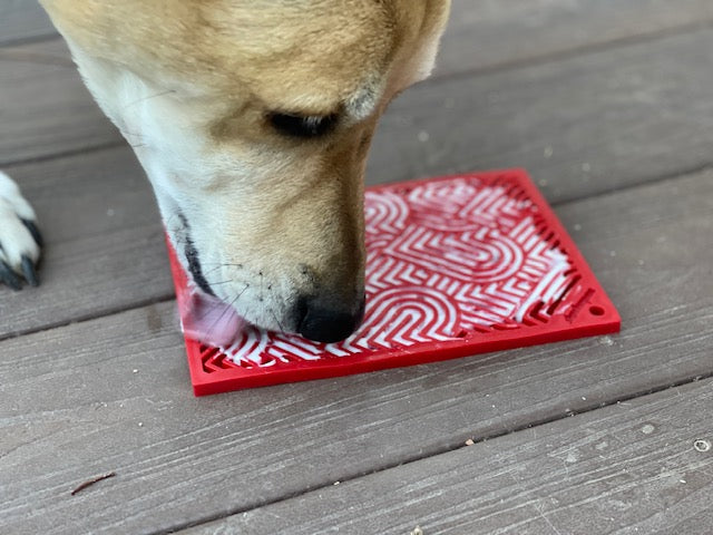 Love eMat - Enrichment Lick Mat for Dogs and Cats| Heart Design | SodaPup - Doot's Pet LLC Collars For A Cause