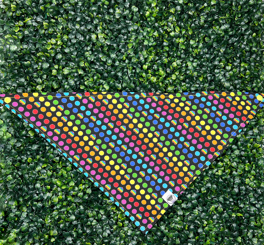 Pride Hearts and Dots Bandana