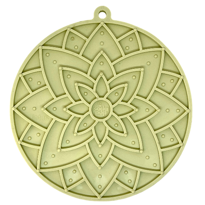 Lotus Design emat - Enrichment Lick Mat For Dogs and Cats - With Suction Cups | USA Made - Doot's Pet LLC Collars For A Cause