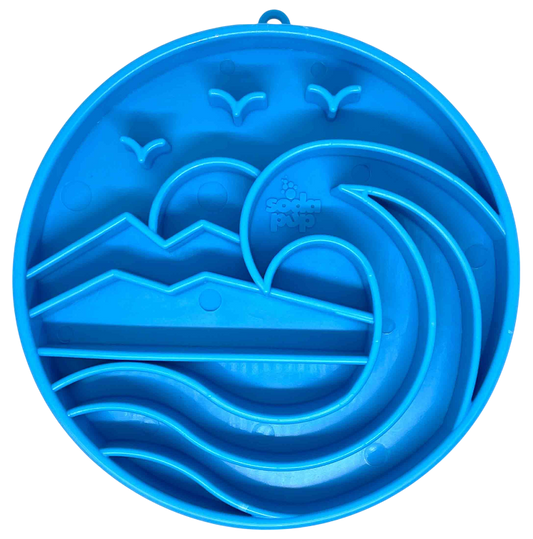 Baja Design eTray - Shallow Slow Feeder Dog Bowl for Enrichment | USA Made - Doot's Pet LLC Collars For A Cause