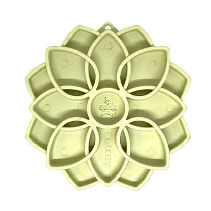 Mandala Softie eTray Shallow Slow Feeder Dog Bowl with Suction Cups |  USA Made - Doot's Pet LLC Collars For A Cause