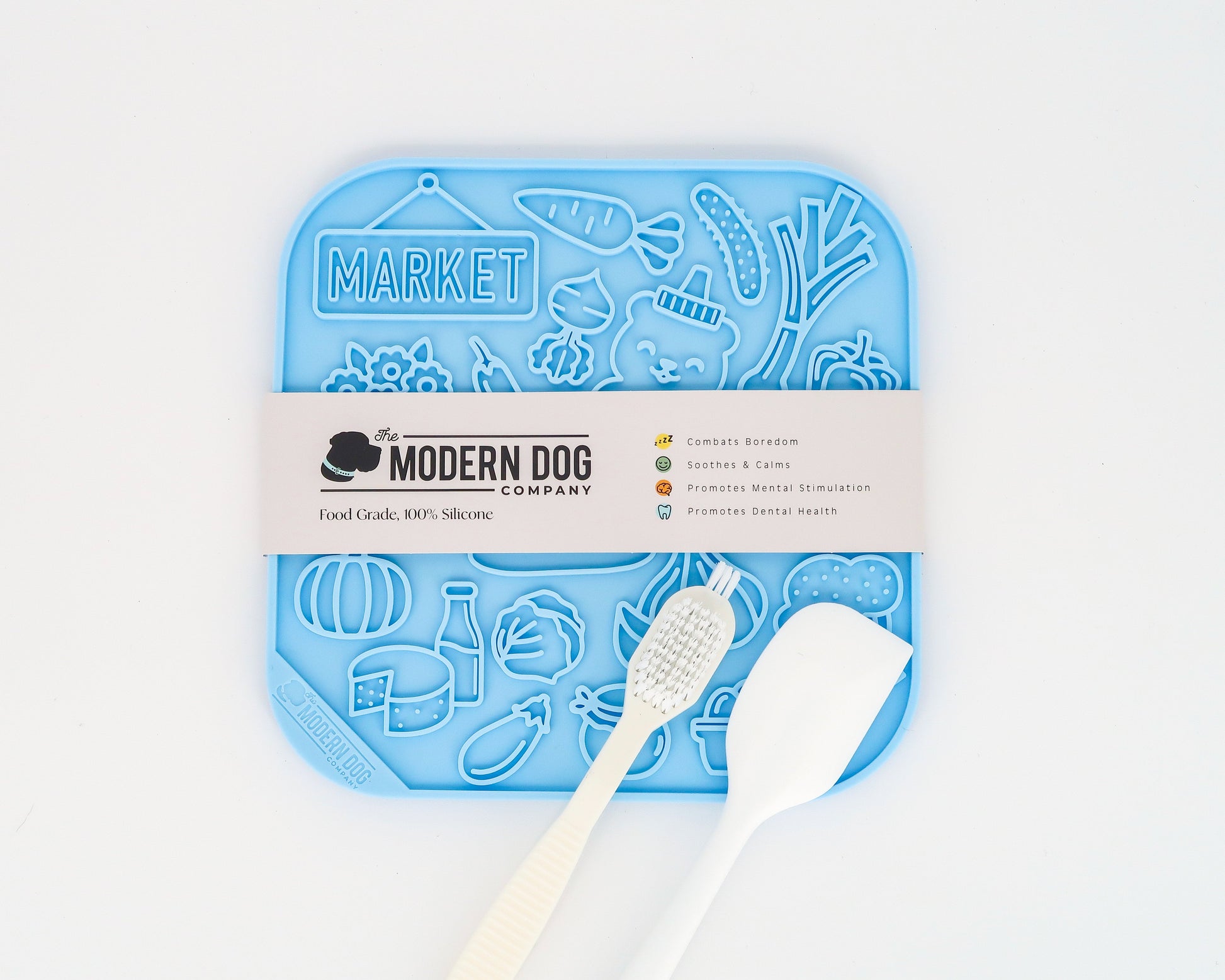 The Modern Dog Co. - Farmer's Market Lick Mat - Doot's Pet LLC Collars For A Cause