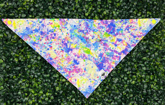 Purple Splatter Bandana