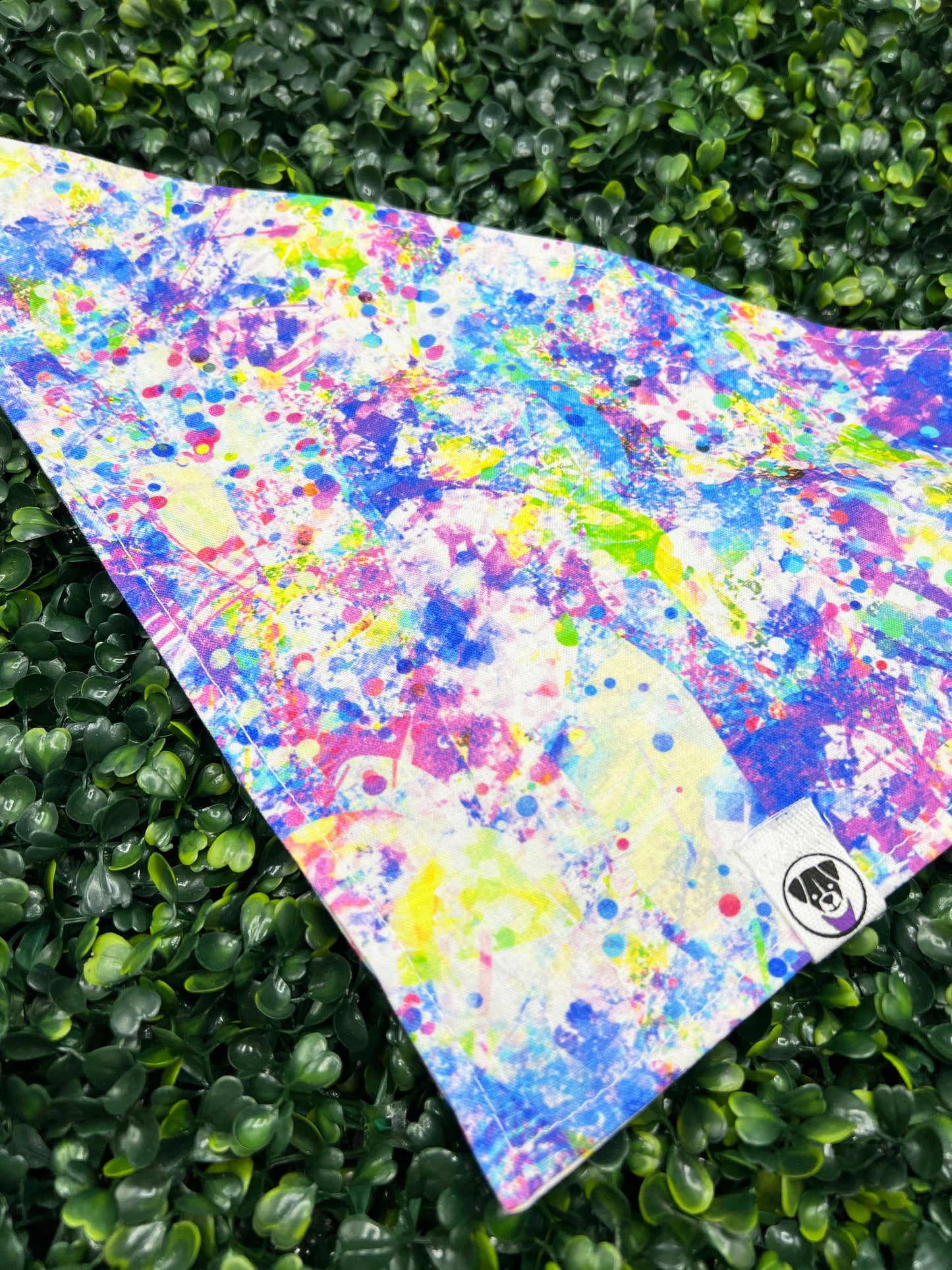 Purple Splatter Bandana