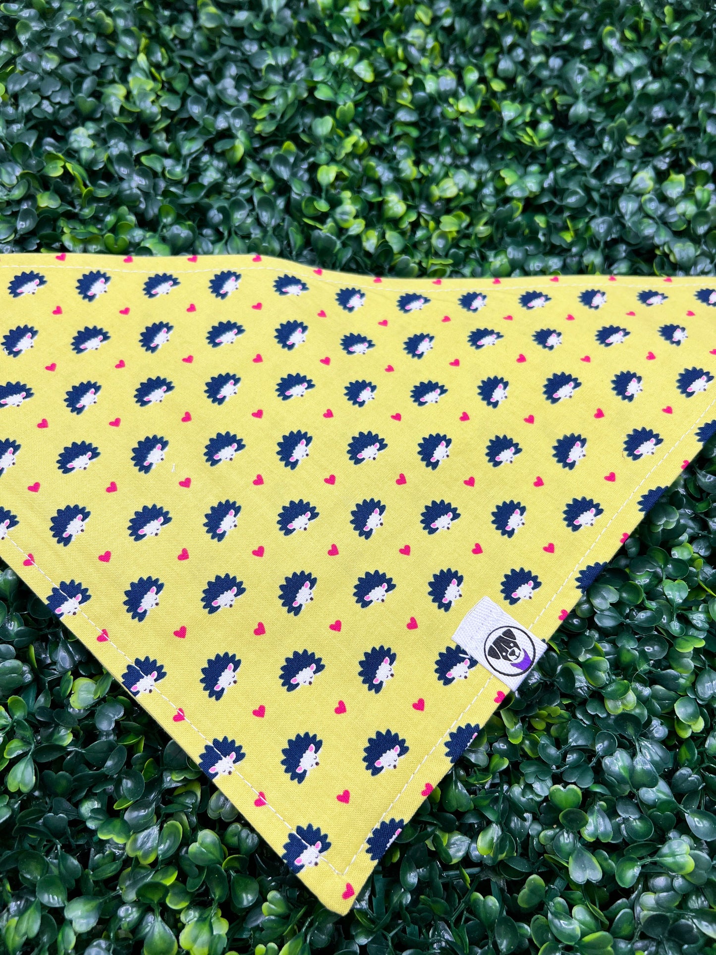 Hedgies and Hearts Bandana