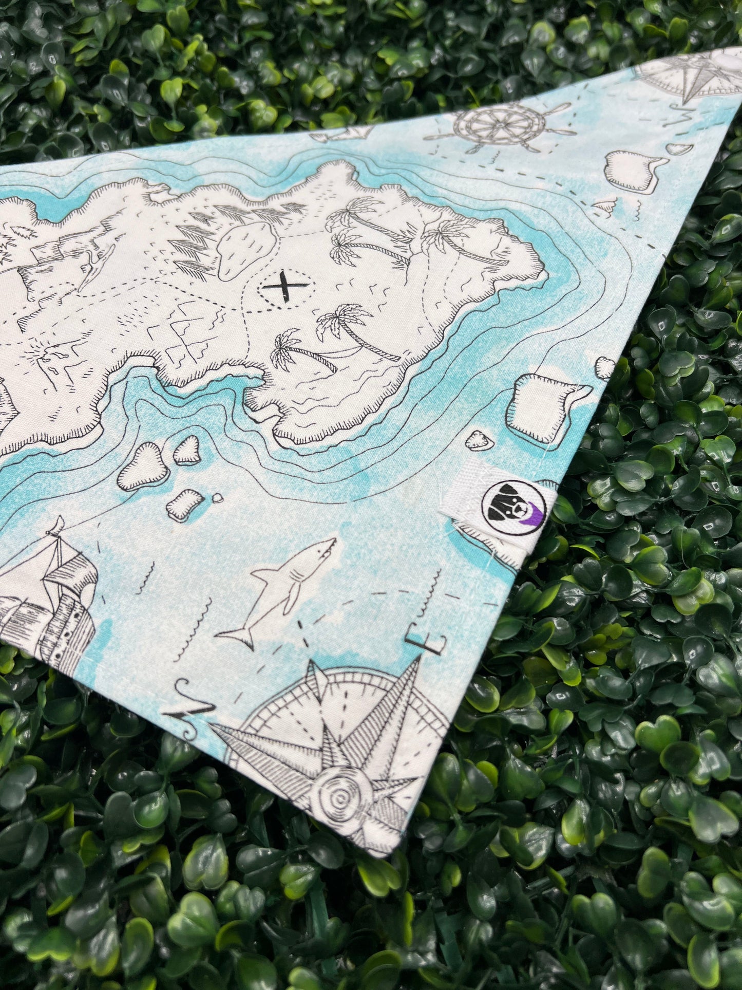 Treasure Map Bandana