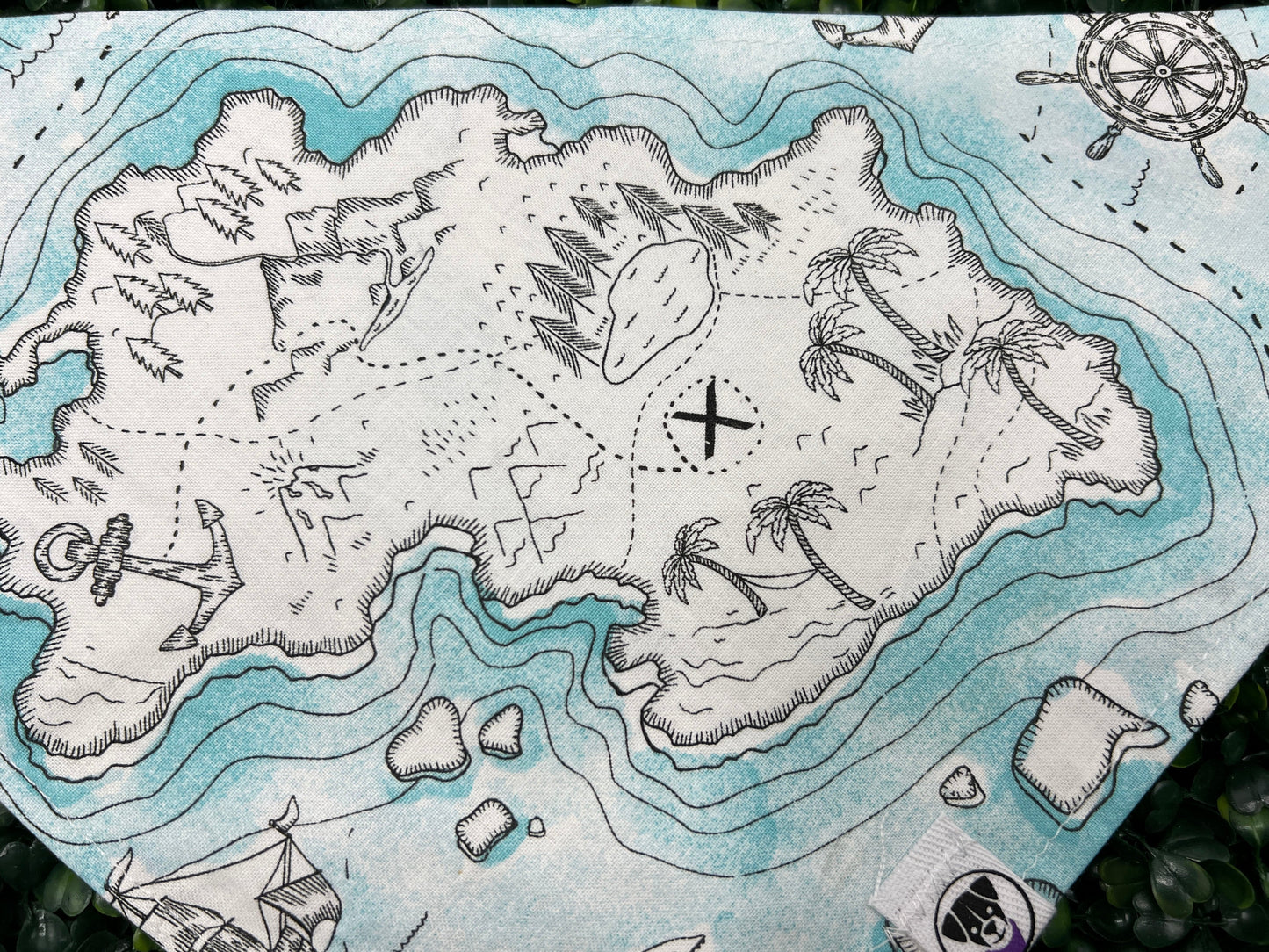 Treasure Map Bandana