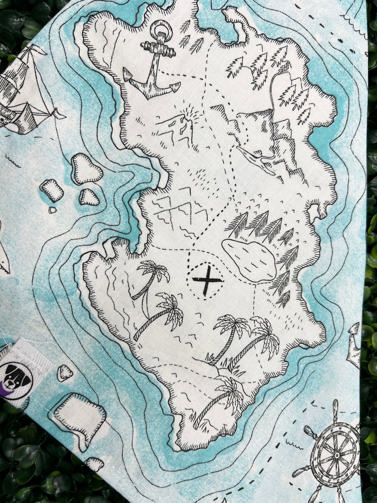 Treasure Map Bandana