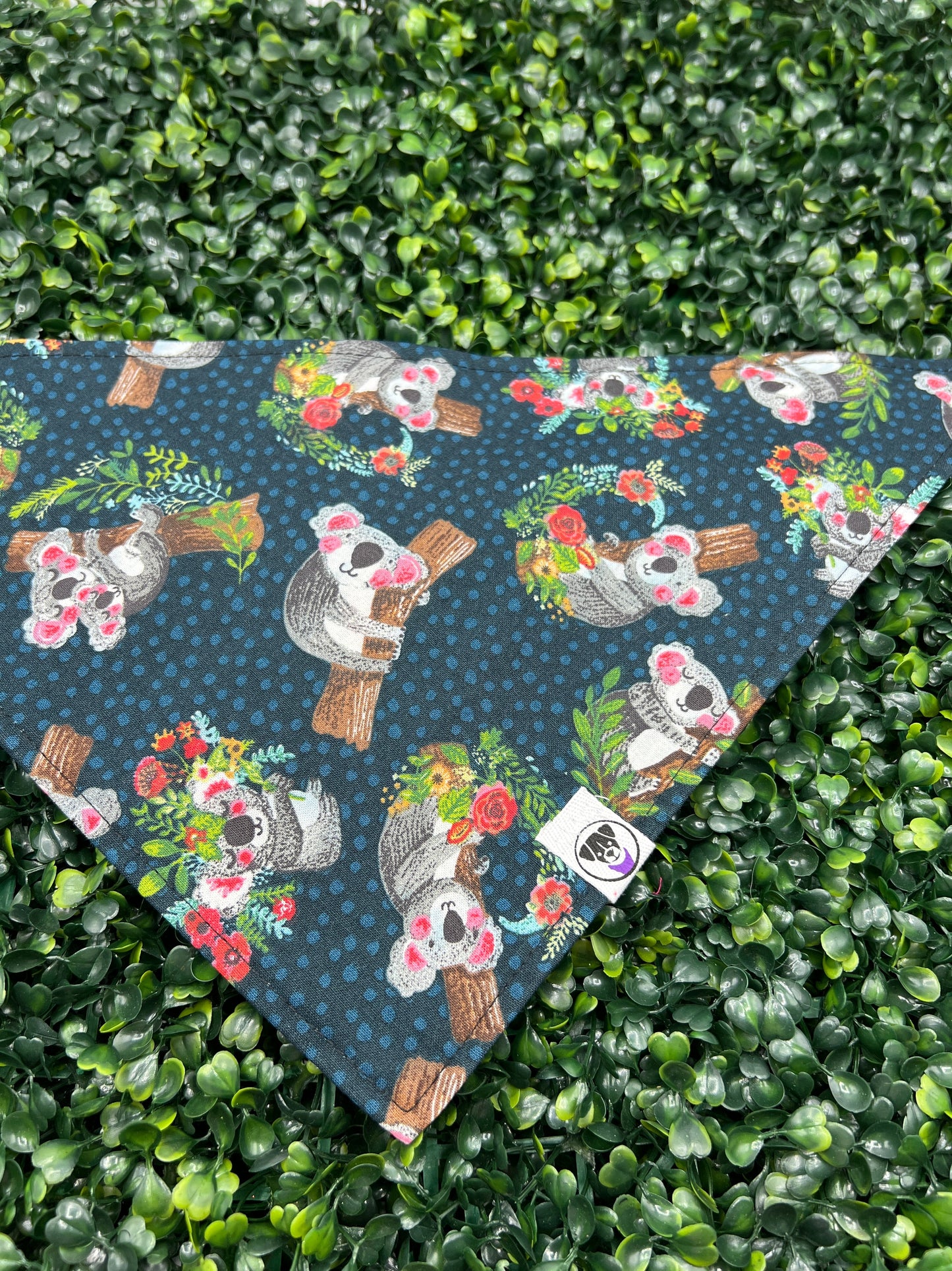 Snap On Dog Bandana Koala Cuties