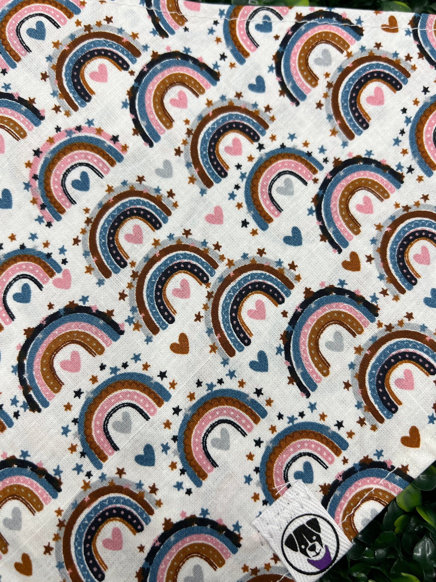 Rainbows and Hearts Bandana