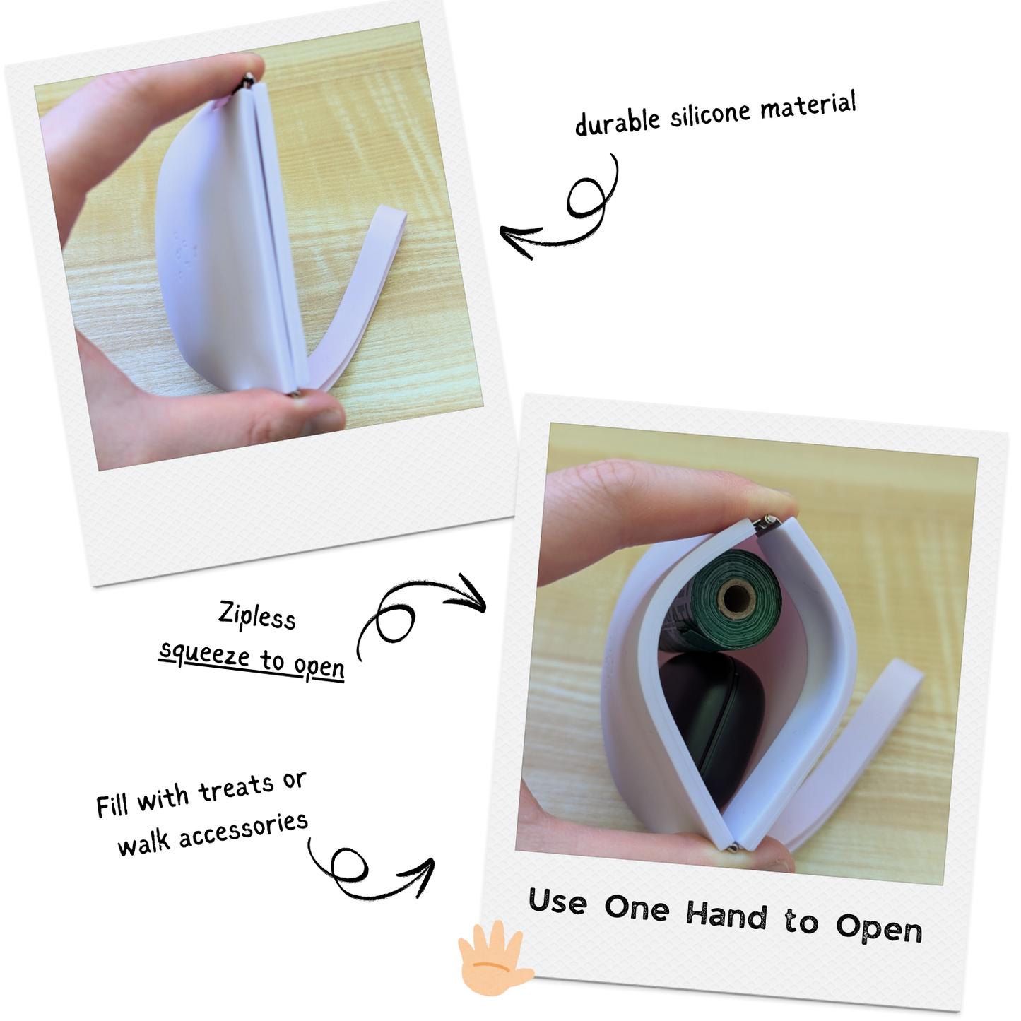 One-Hand Treat Training Pouch - Doot's Pet LLC Collars For A Cause