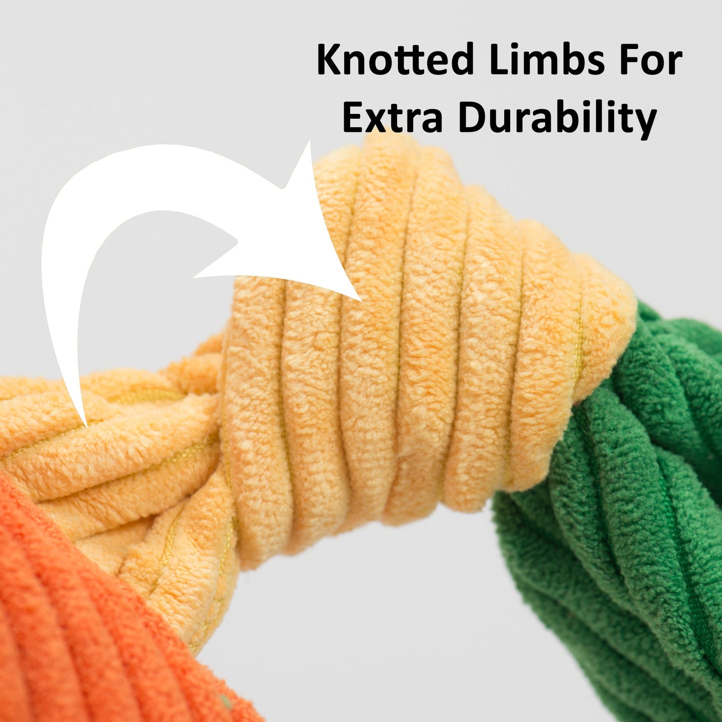 NCAA U.S. Air Force Academy, Gyr Falcon Knottie® Plush Dog Toy