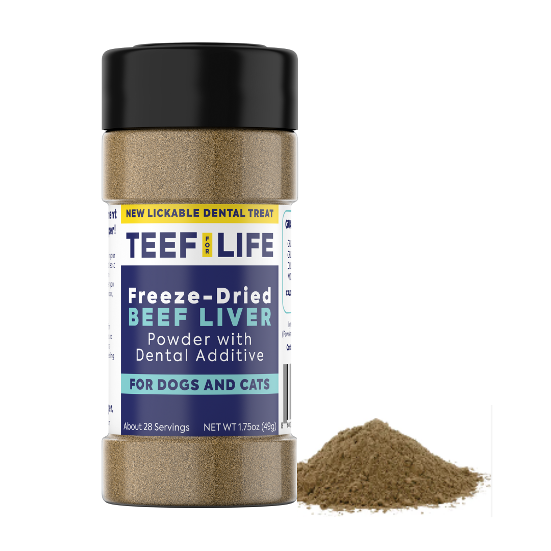 Lickable Treat Powder - Dog and Cat Formula (Beef Liver or Salmon) - Doot's Pet LLC Collars For A Cause