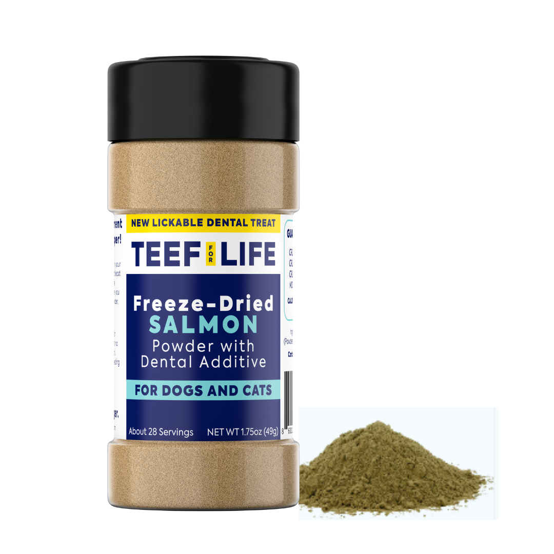 Lickable Treat Powder - Dog and Cat Formula (Beef Liver or Salmon) - Doot's Pet LLC Collars For A Cause