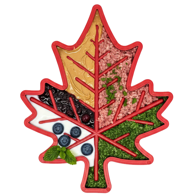 Canadian Maple Leaf Nylon Dog Chew Toy - Indestructible & USA Made