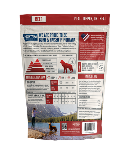 Grain-Free Beef Freeze-Dried Raw Adventure Fuel (Dog Food) - Doot's Pet LLC Collars For A Cause