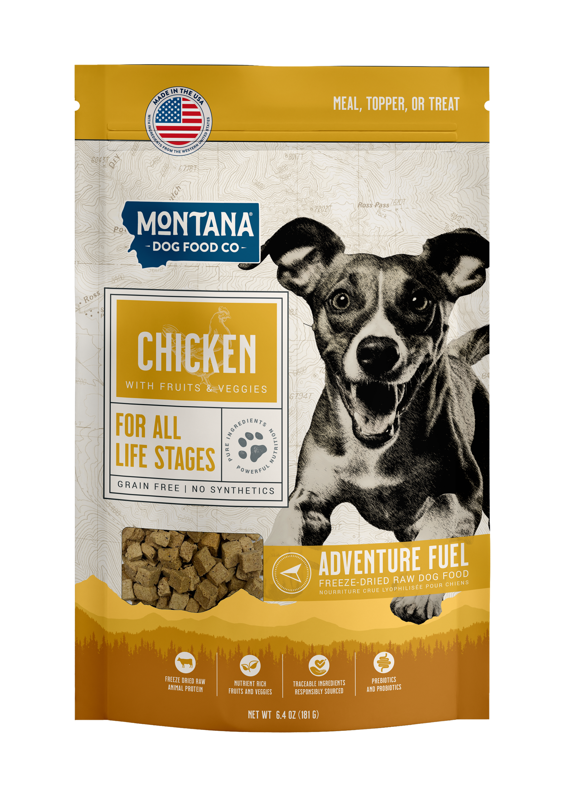 Grain-Free Chicken Freeze-dried Raw Adventure Fuel (Dog Food) - Doot's Pet LLC Collars For A Cause