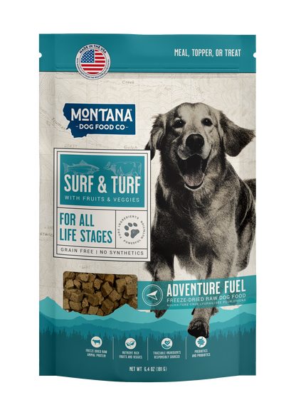 Grain-free Surf & Turf Freeze-dried Raw Adventure Fuel (Dog Food) - Doot's Pet LLC Collars For A Cause